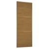 Linear Sliding Wardrobe Door 3 Panel Oak With Oak Frame (W)762mm