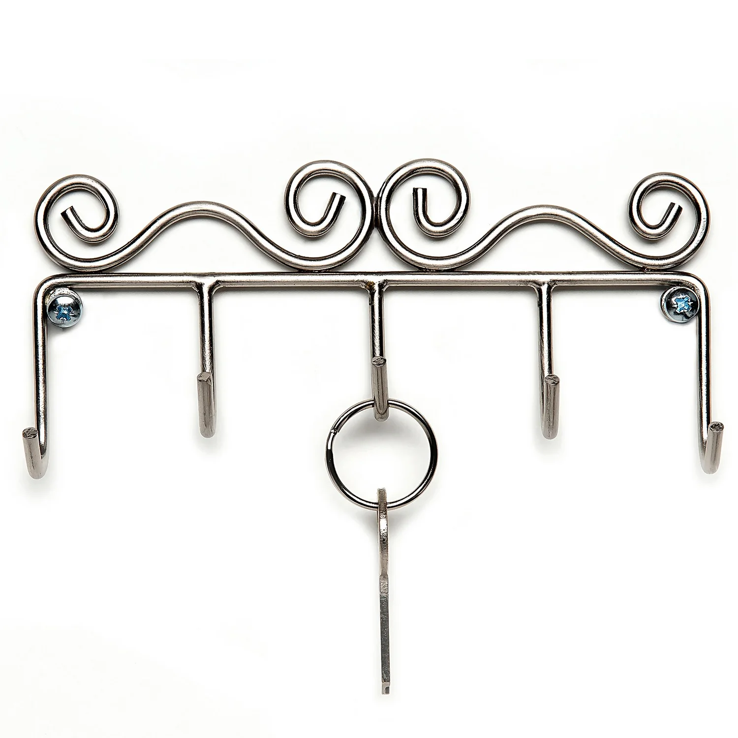 None Decorative Metal 4 Key Coat Hook - Image 2