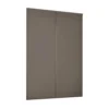 Classic 2 Door Sliding Wardrobe Kit Stone Grey Panel (W)1793 X (H)2260mm