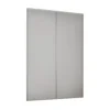 Classic 2 Door Sliding Wardrobe Kit Dove Grey Panel (W)1489 X (H)2260mm