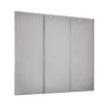 Classic 3 Door Sliding Wardrobe Kit Dove Grey Panel (W)2672 X (H)2260mm