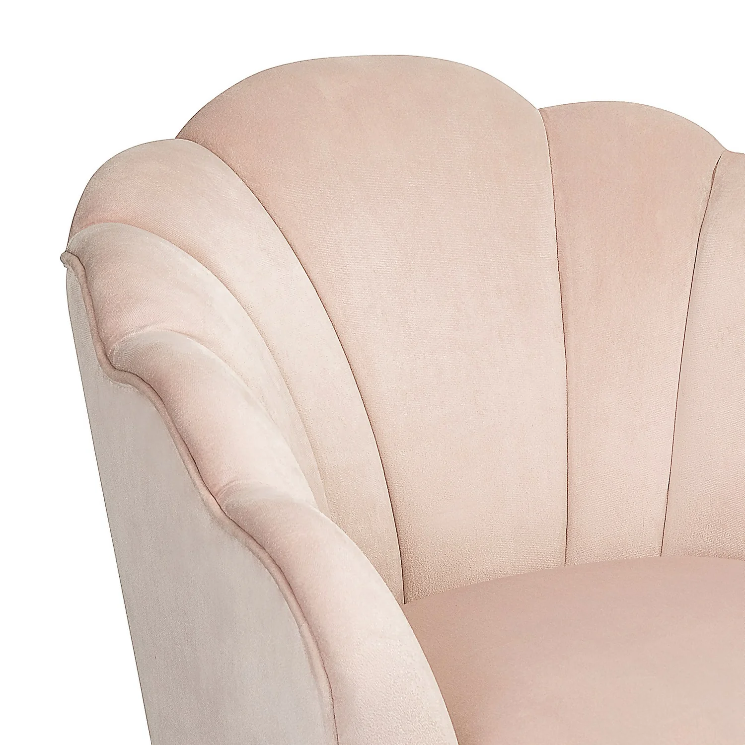 Sophia Scallop Occasional Chair - Blush - Image 6