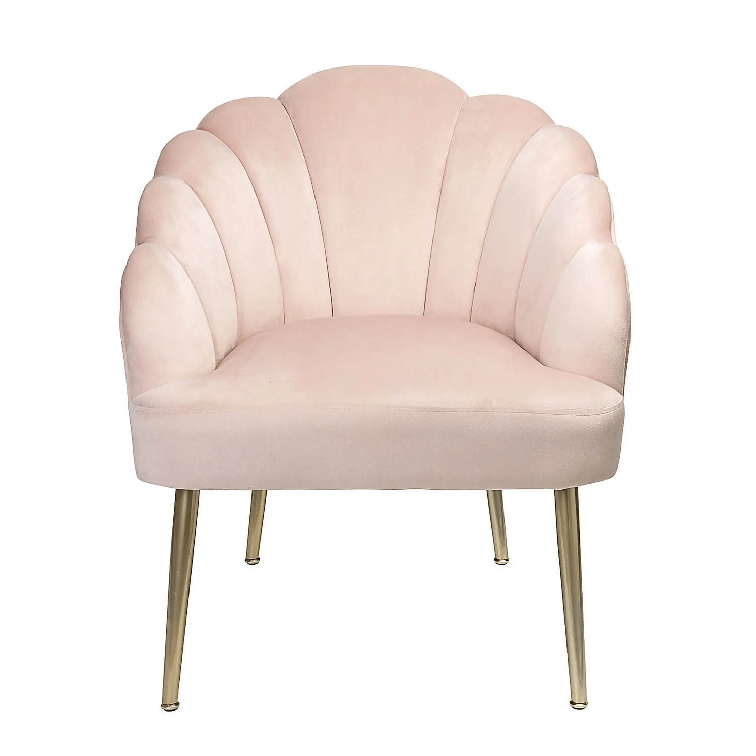 Sophia Scallop Occasional Chair - Blush - Image 4