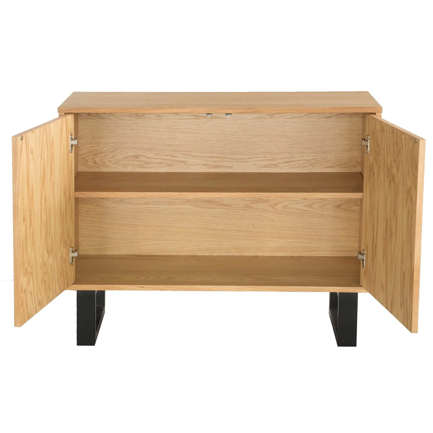Skelby Herringbone Oak Sideboard - Image 5