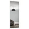 Classic Sliding Wardrobe Door Mirror With Silver Frame (W)914mm