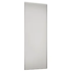 Classic Sliding Wardrobe Door White Panel With White Frame (W)914mm