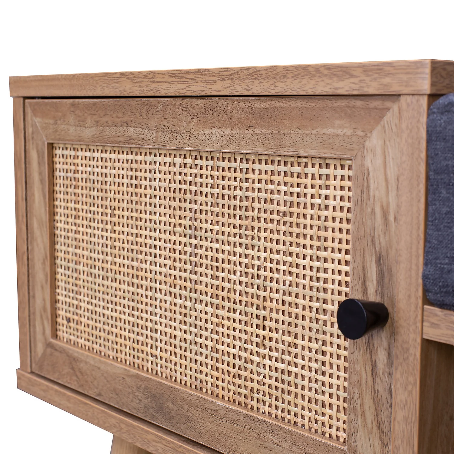 Kubu Rattan Hallway Bench - Image 6