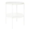 Solna Terrazo Side Table - White