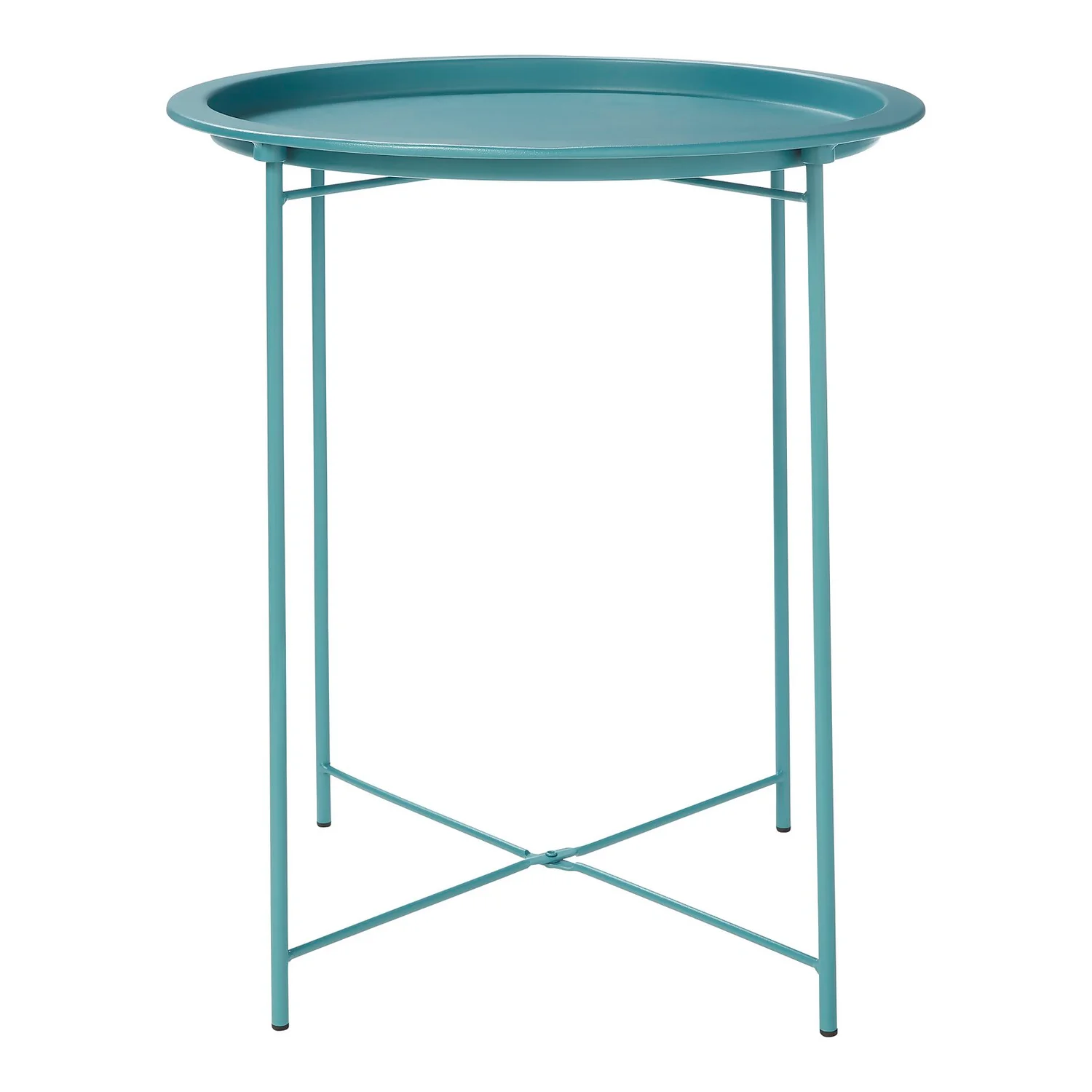 Folding Side Table Dark Teal - Image 7