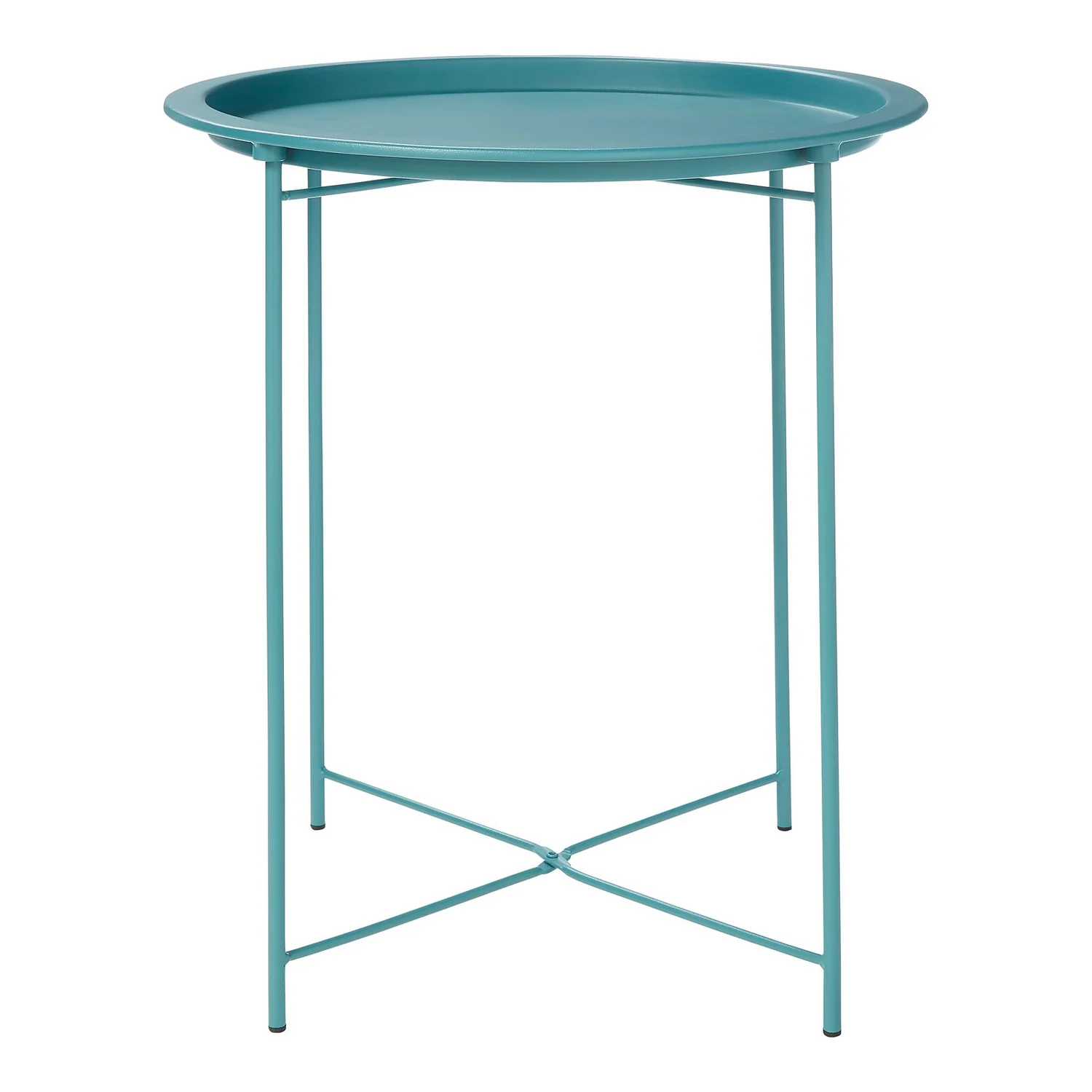 Folding Side Table Dark Teal - Image 6