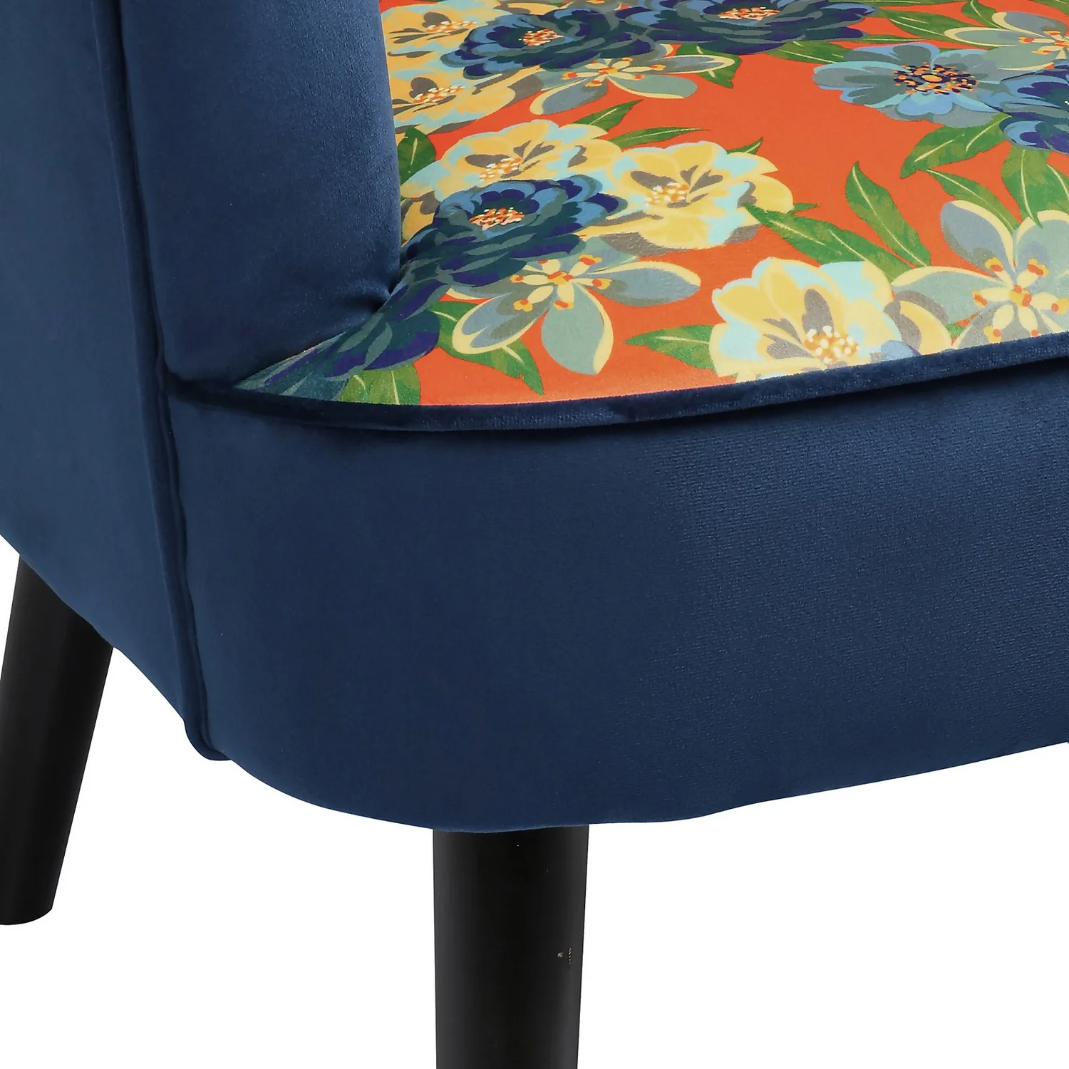 Flora Print Seat Armchair - Image 6