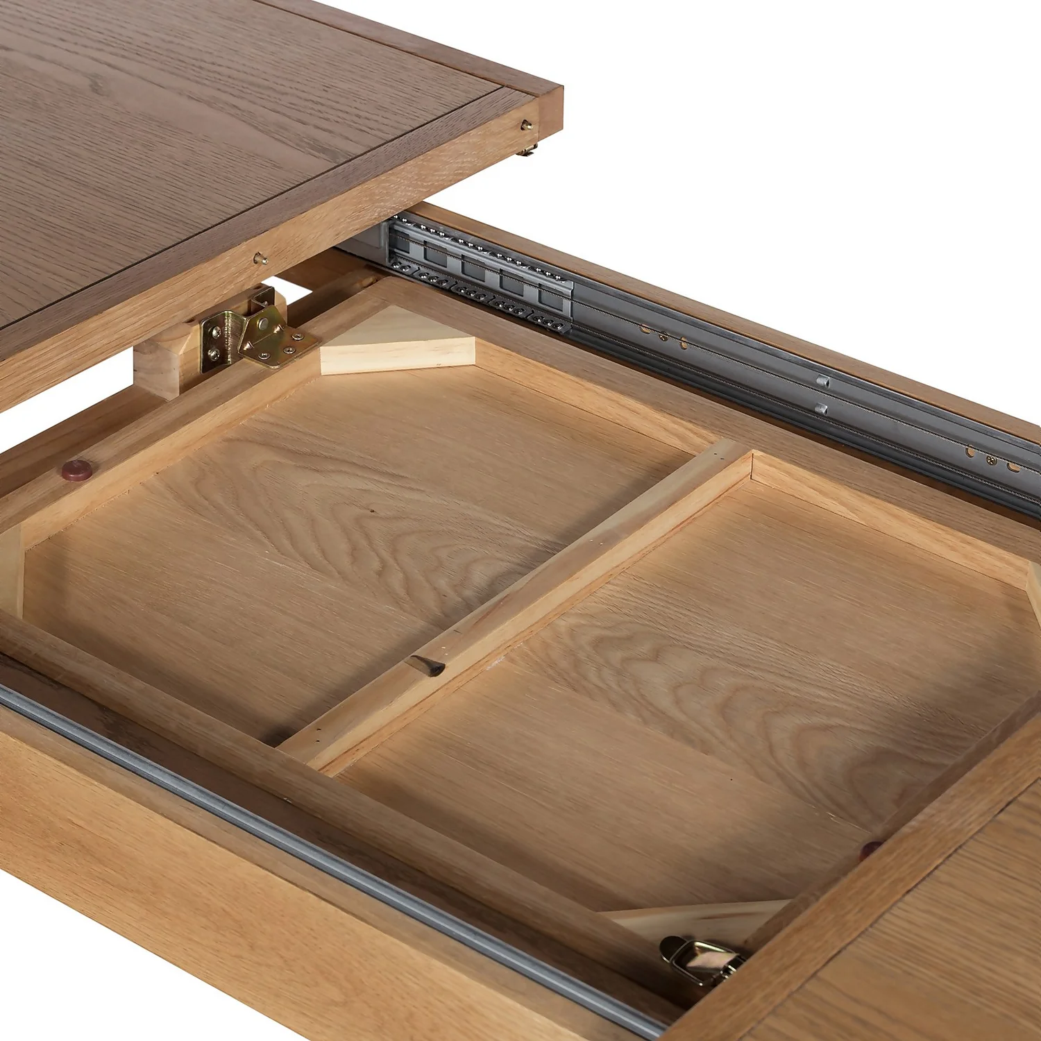 Hocombe 8-10 Seat Extending Dining Table - Oak - Image 7