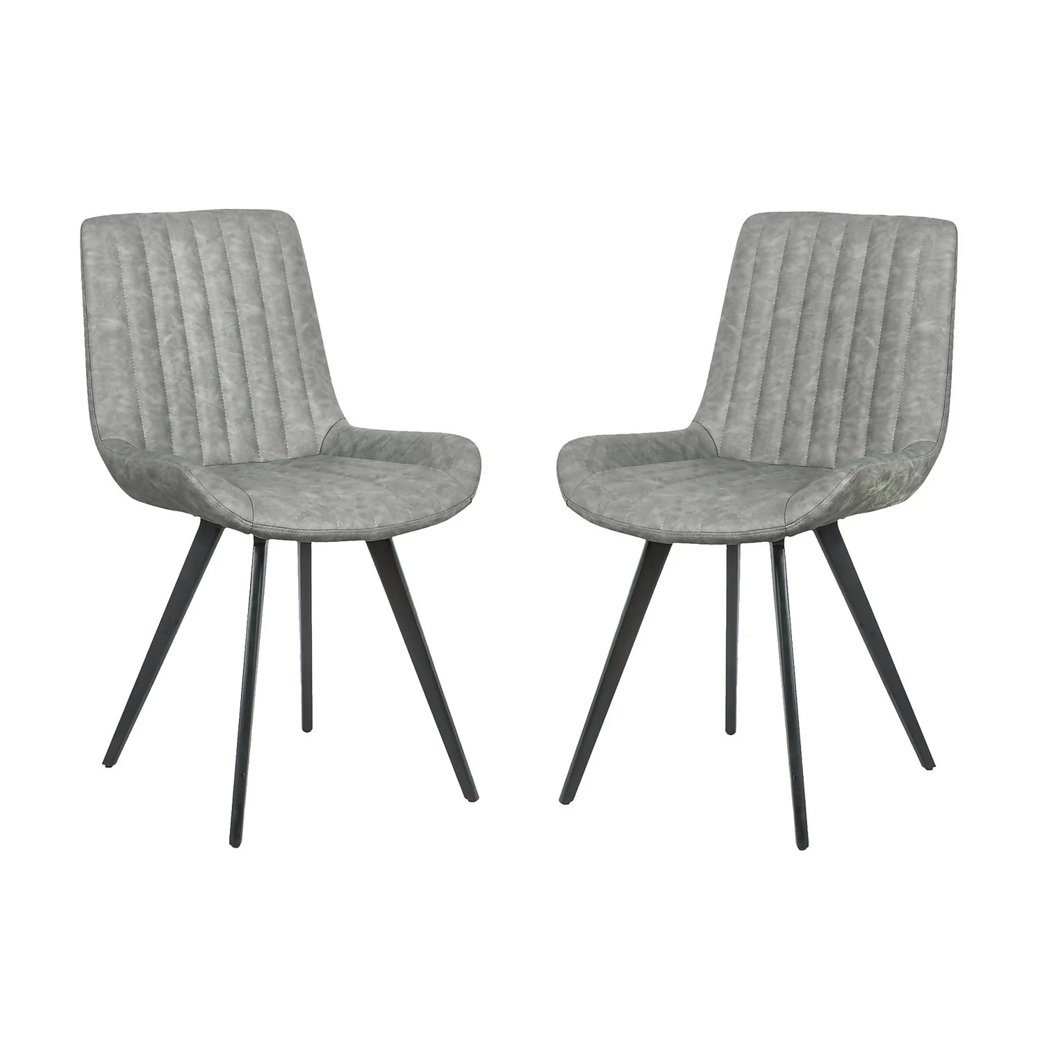 Dalston Dining Chair - Set Of 2 - Silver