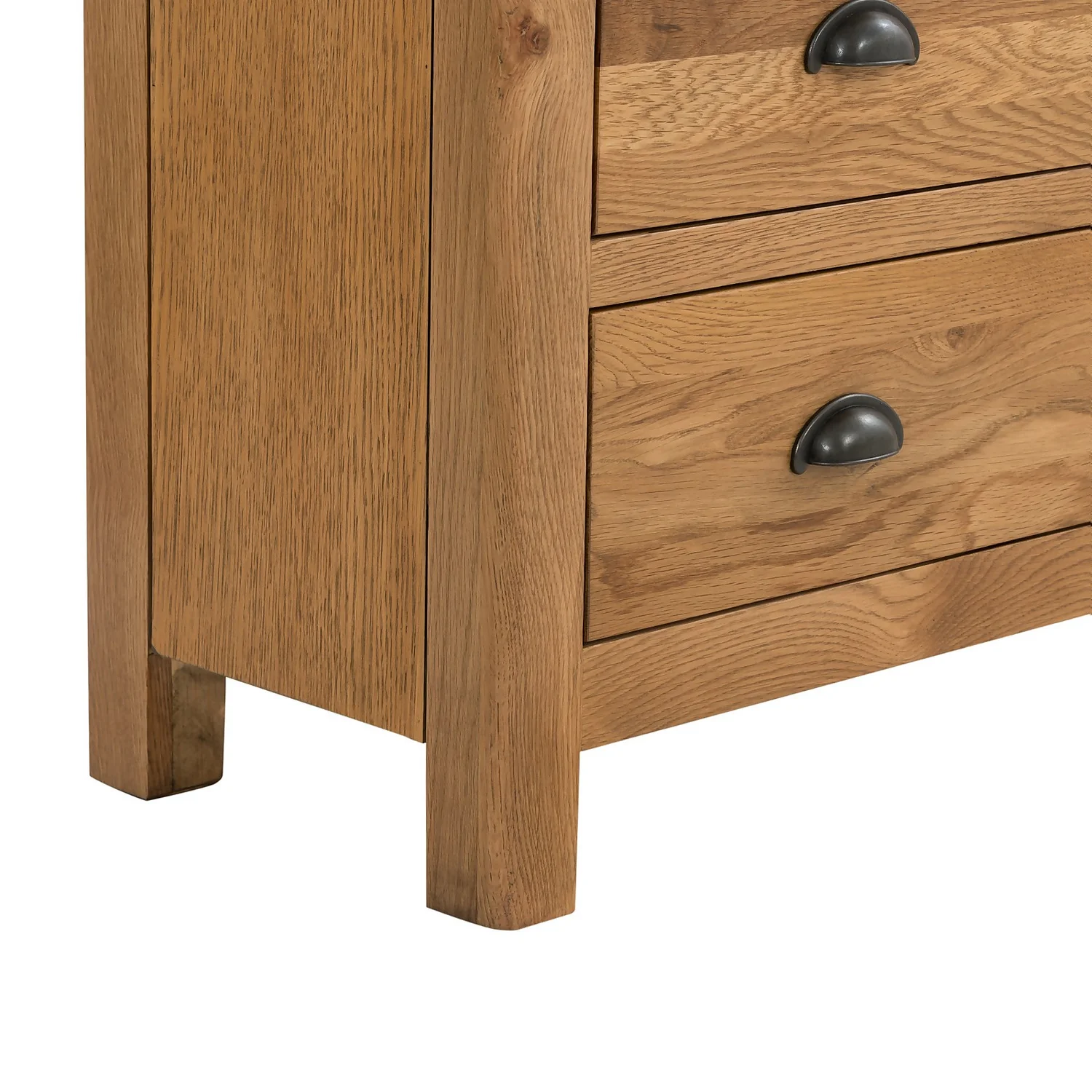 Norbury 5 Drawer Chest - Oak - Image 9