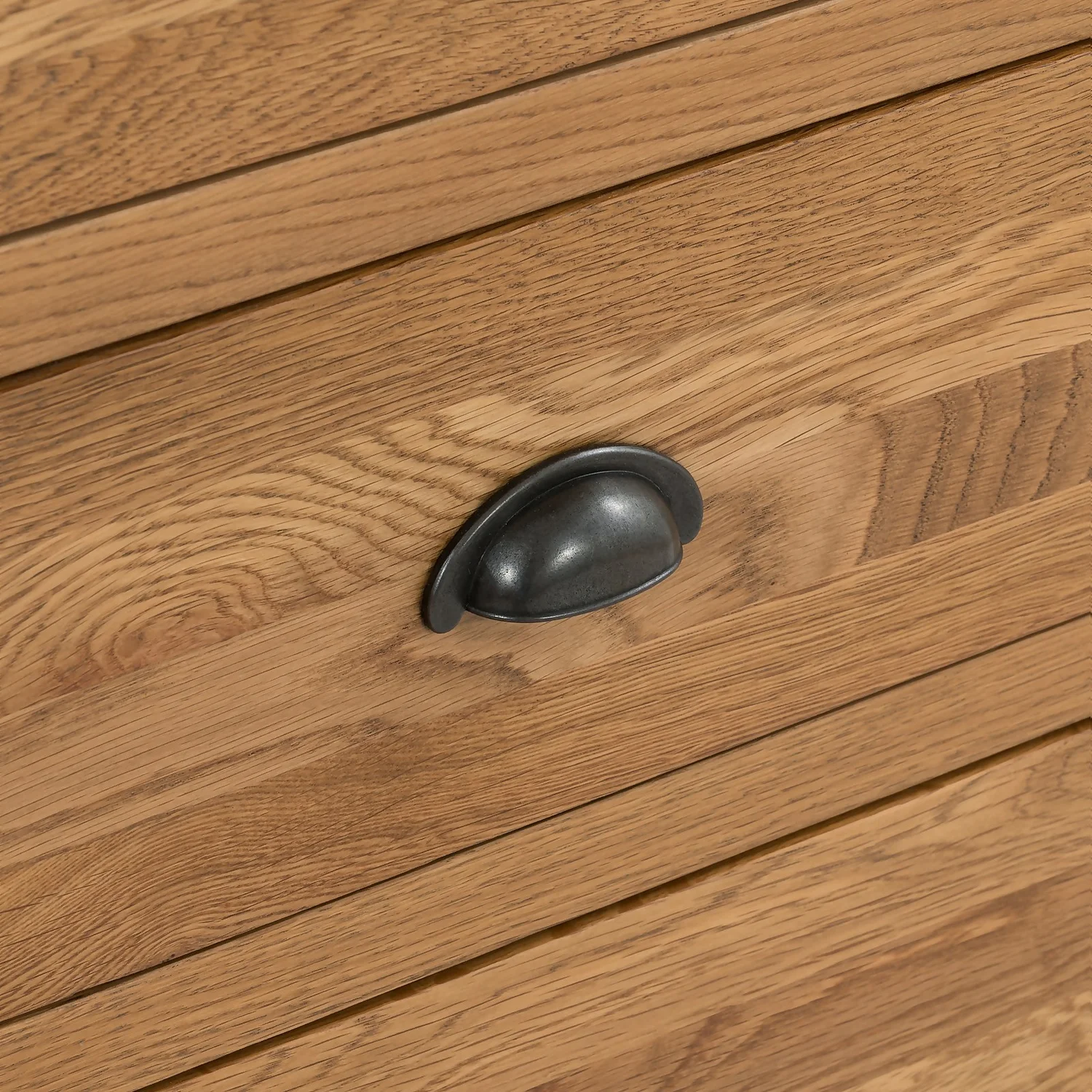 Norbury 5 Drawer Chest - Oak - Image 7