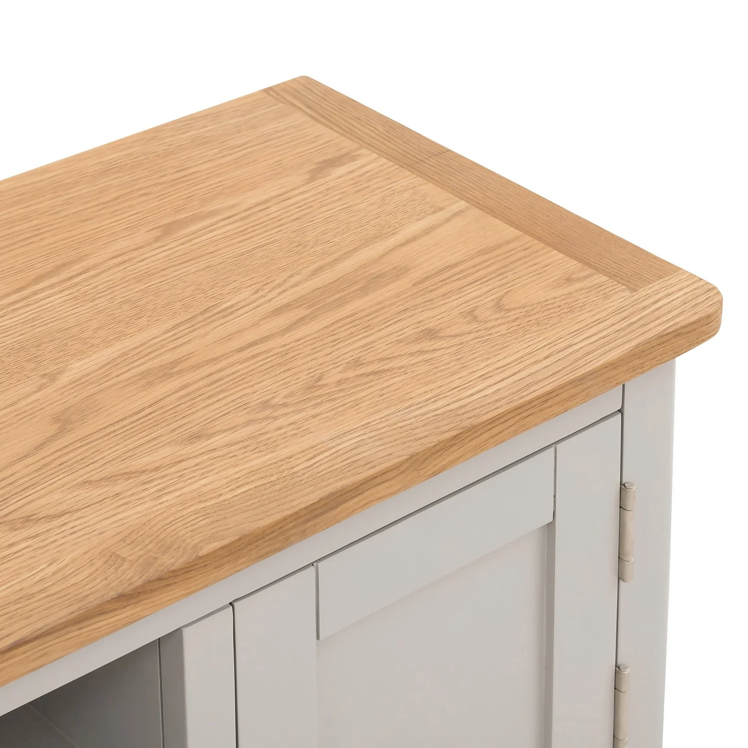 Norbury Wide TV Stand - Grey - Image 9