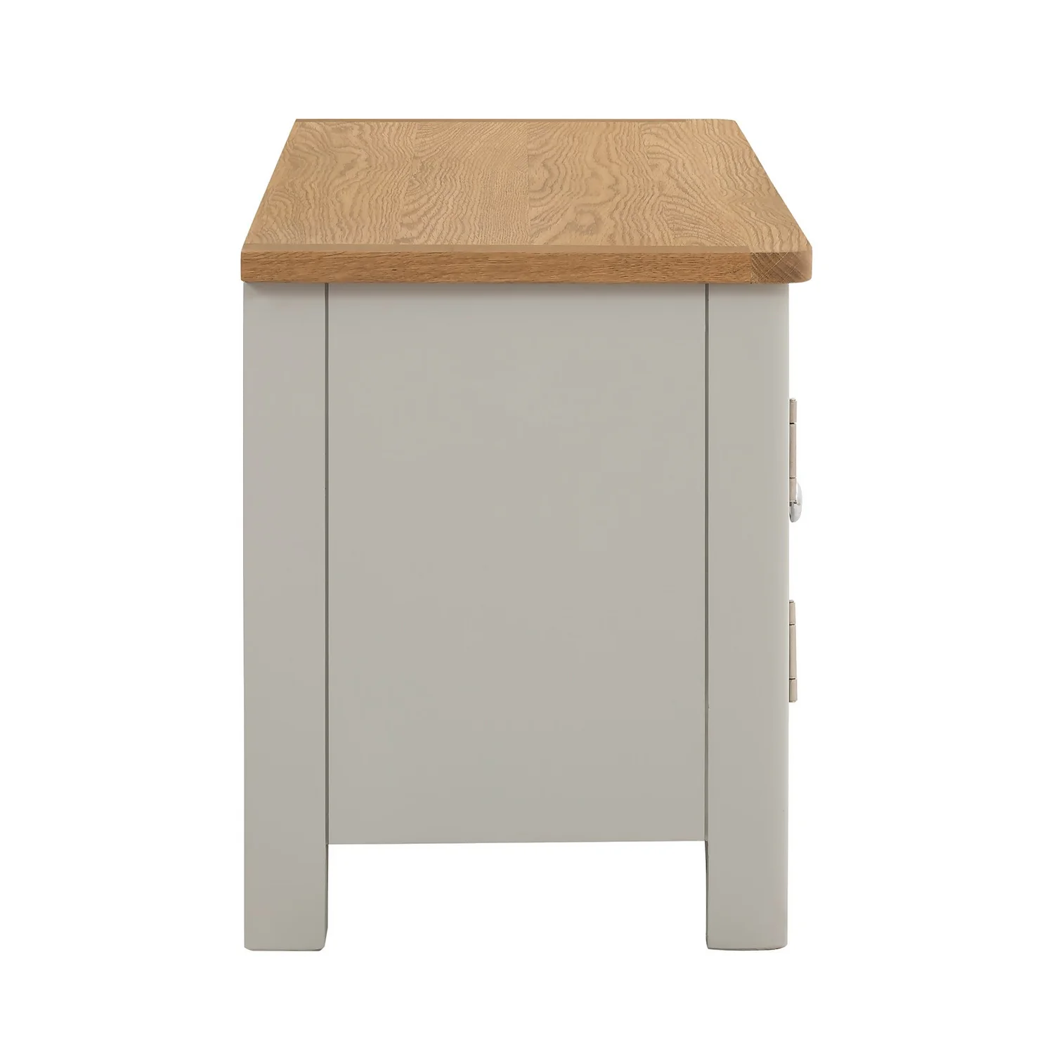 Norbury Wide TV Stand - Grey - Image 5