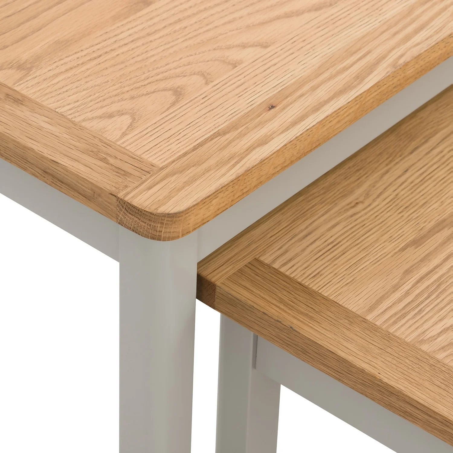 Norbury Nest Of 2 Tables - Grey - Image 5