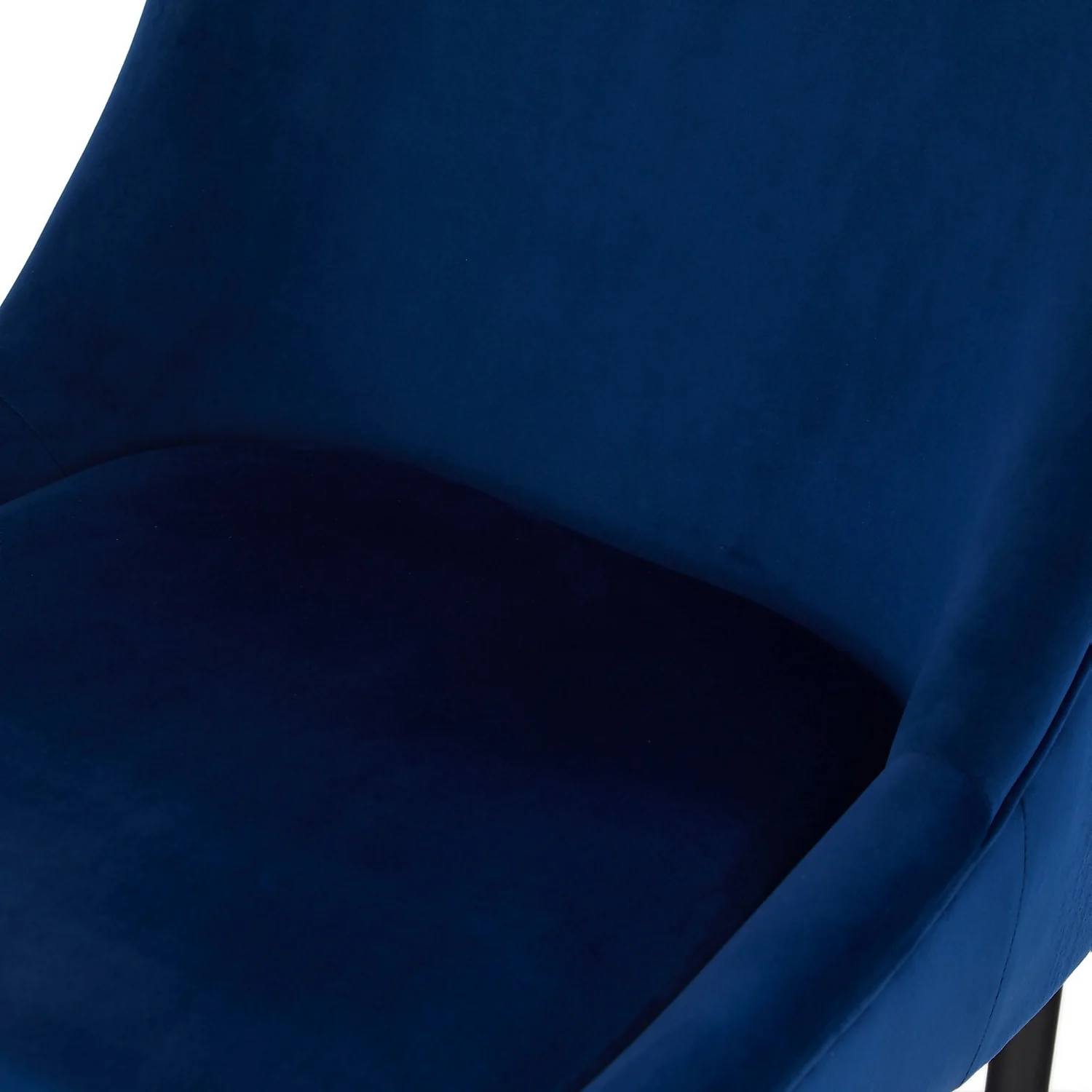 Ava Velvet Dining Chair - Set Of 2 - Navy - Image 6