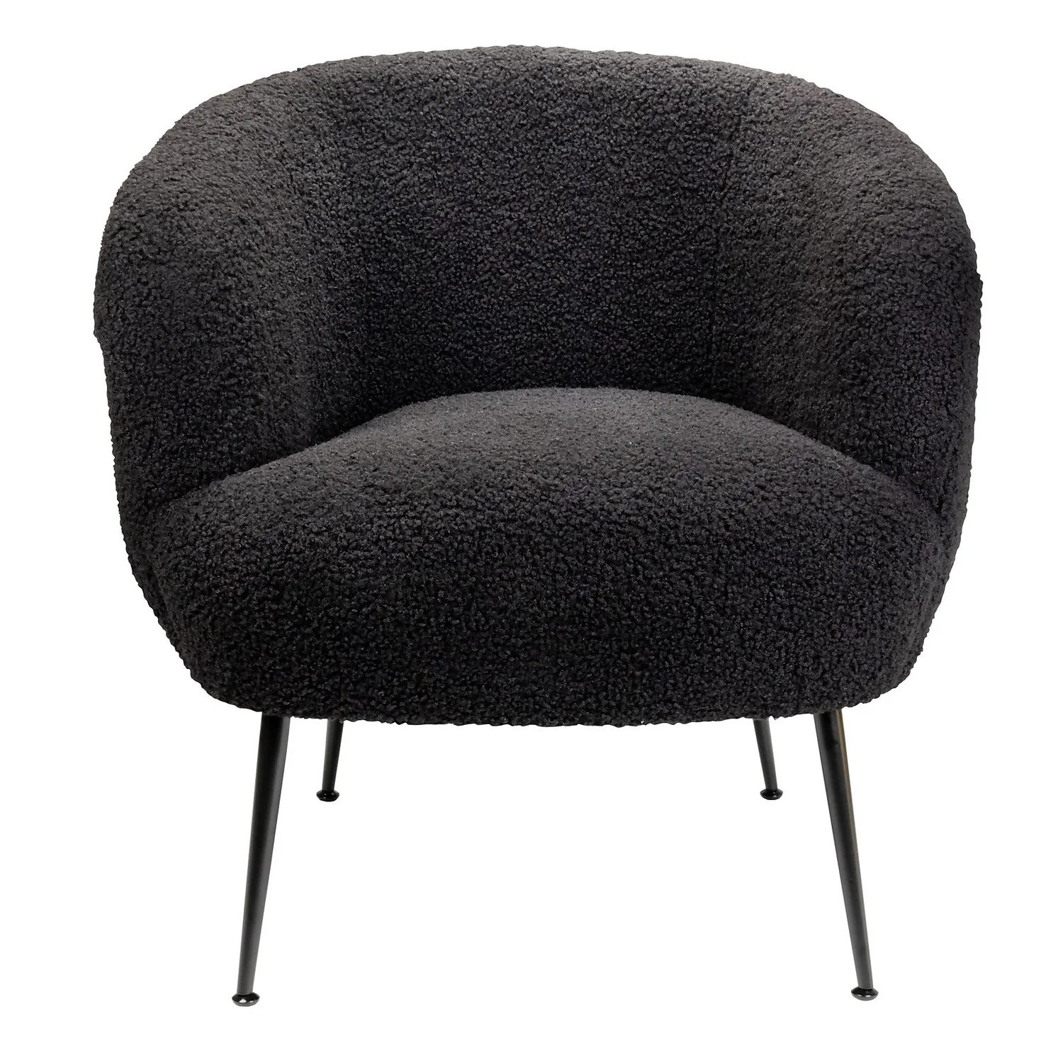 Tori Boucle Tub Chair - Black - Image 3