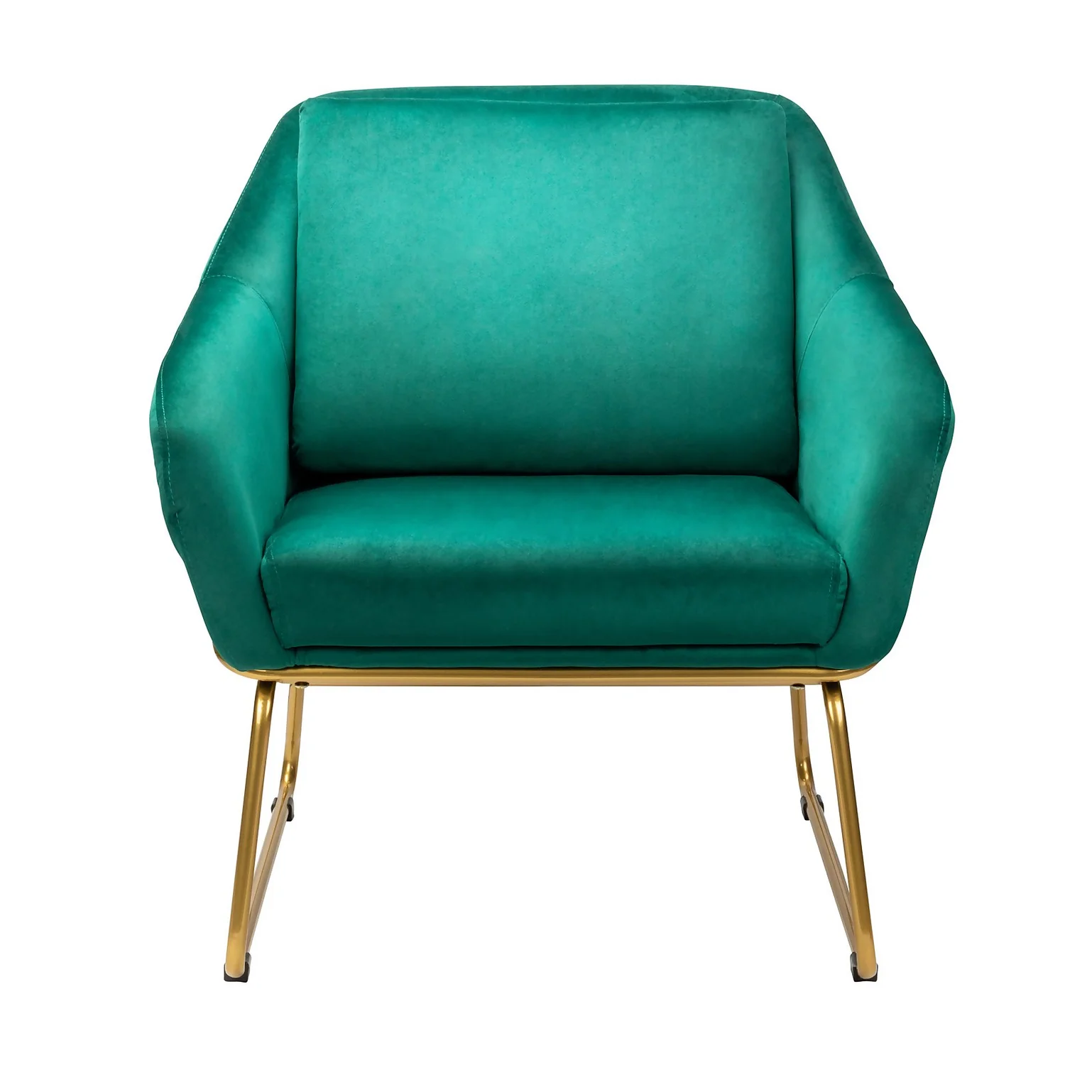 Evelyn Metal Frame Chair - Emerald - Image 4