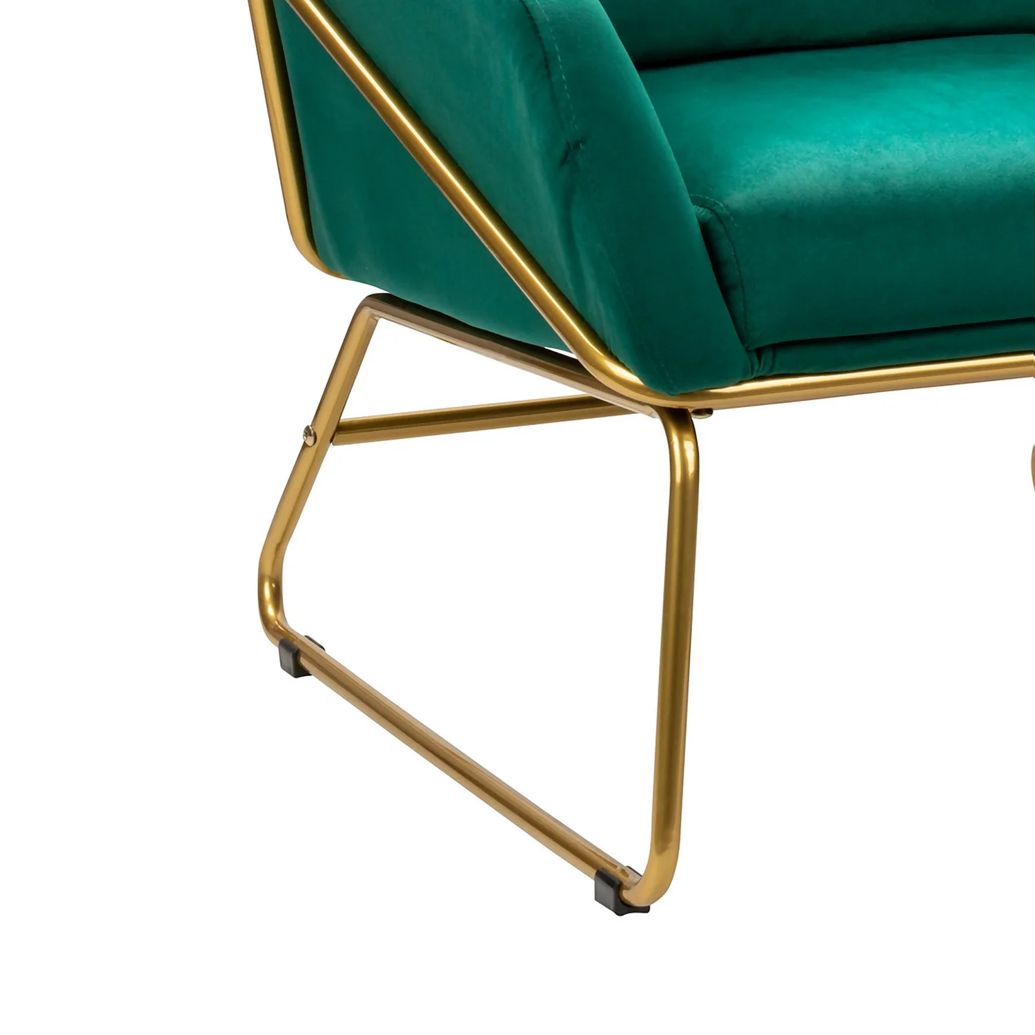 Evelyn Metal Frame Chair - Emerald - Image 8