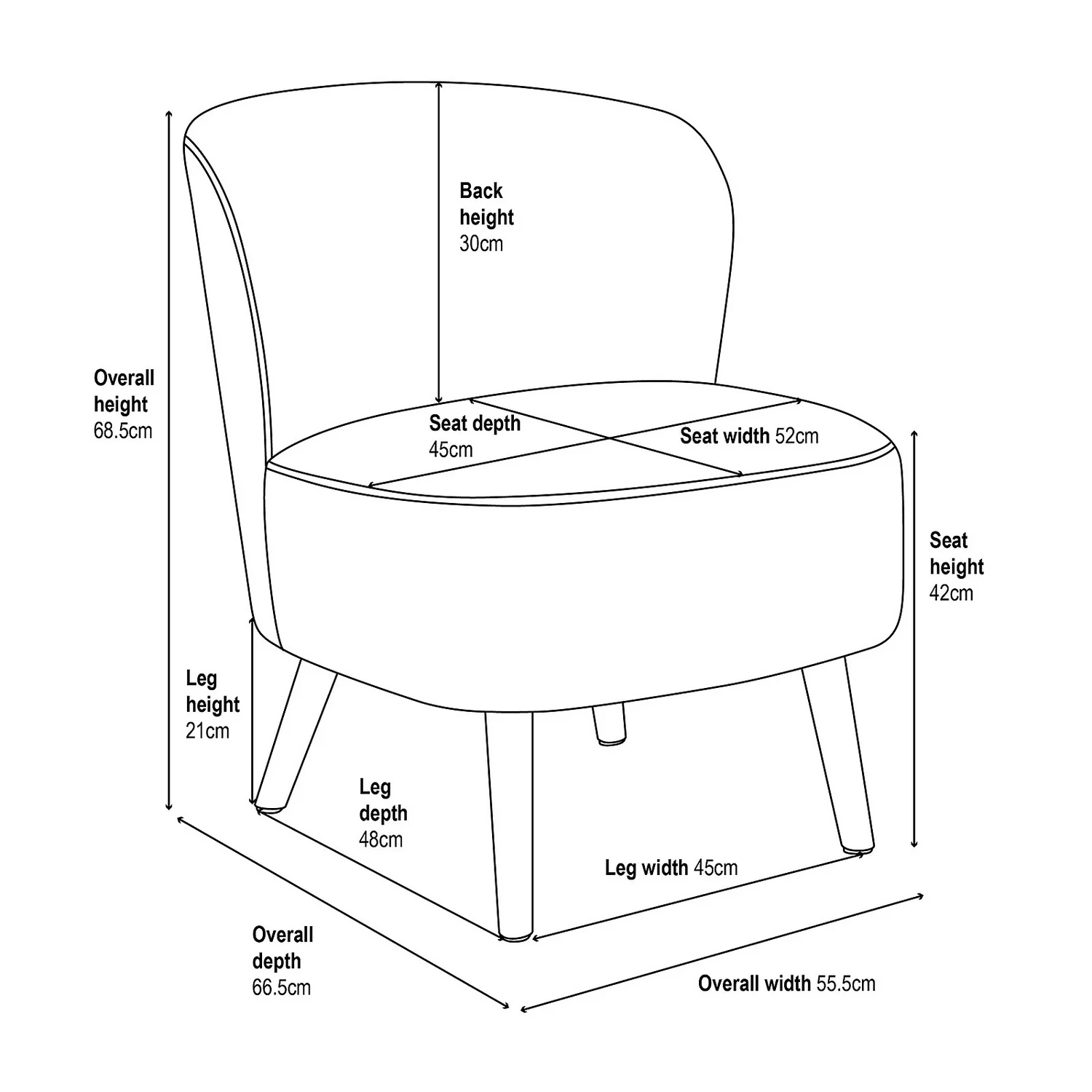 Amy Occasional Chair - Chalbury Sage - Image 8