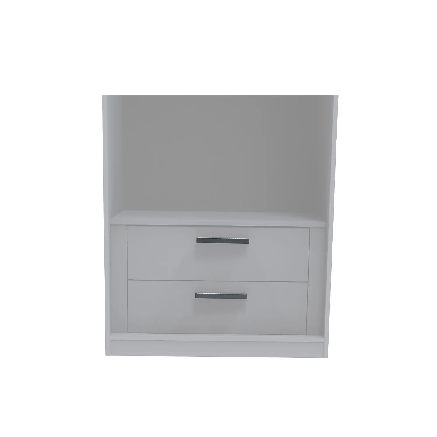 House Beautiful Internal Built-In Two Drawer Unit For Double Wardrobe - White