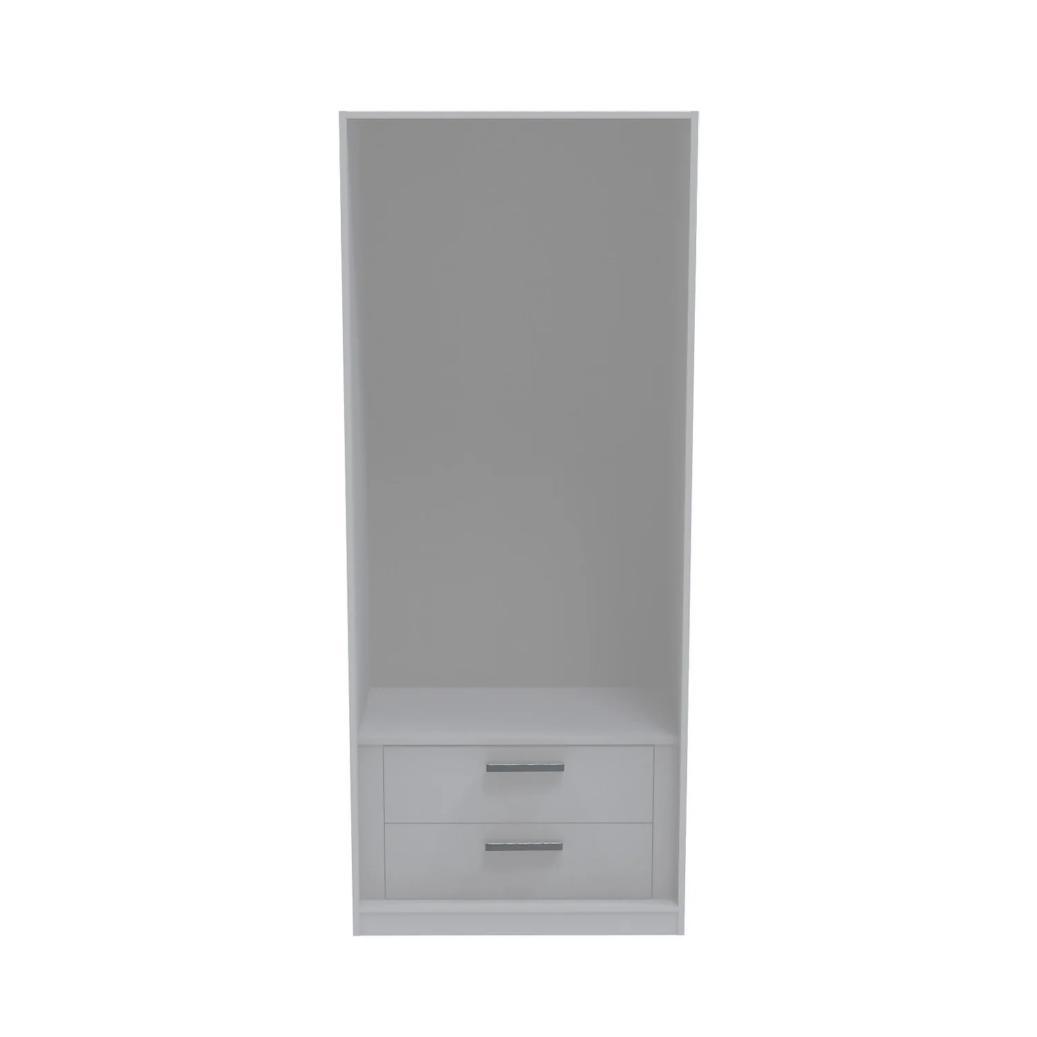 House Beautiful Internal Built-In Two Drawer Unit For Double Wardrobe - White - Image 2