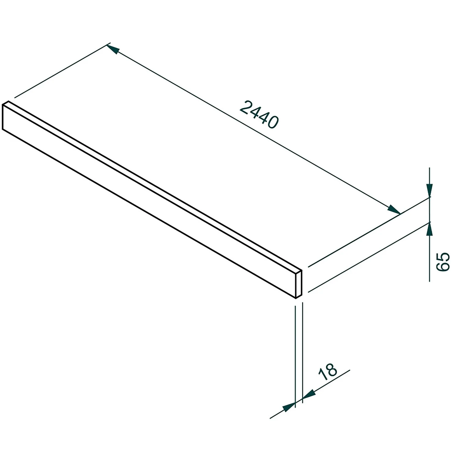 House Beautiful Plinth, Realm - Navy Blue - Image 3