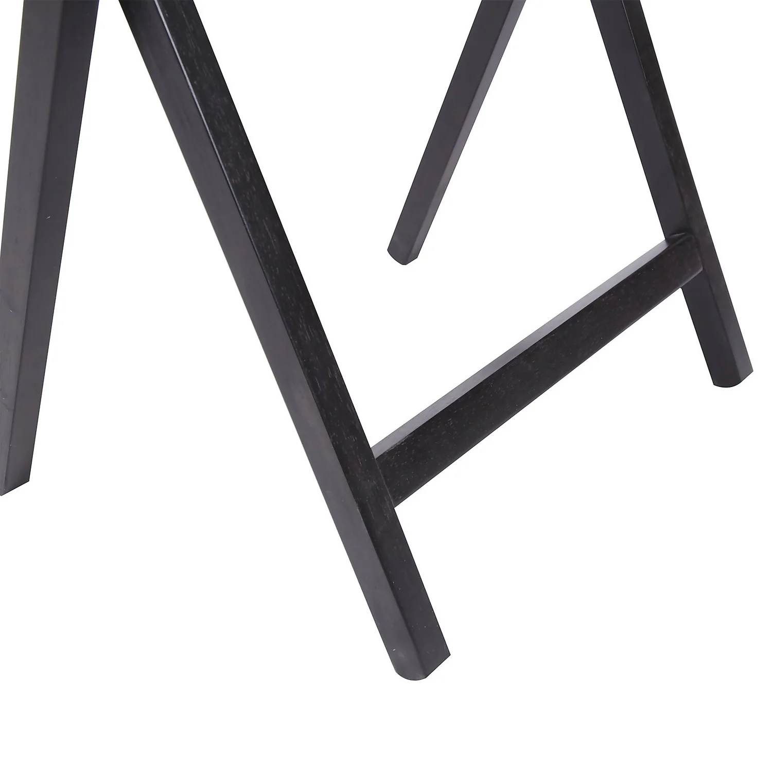 Wooden Folding Table - Black - Image 6