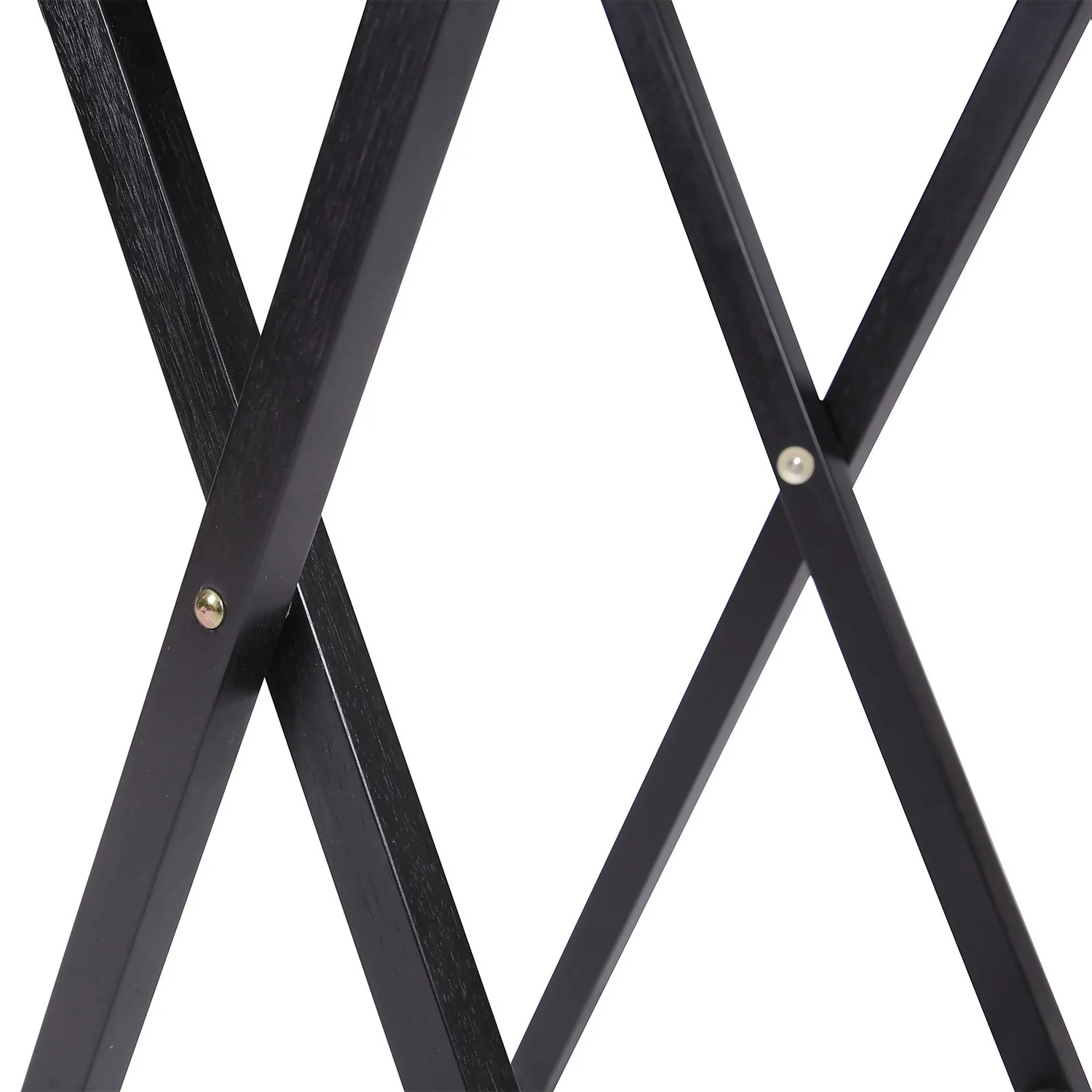 Wooden Folding Table - Black - Image 5
