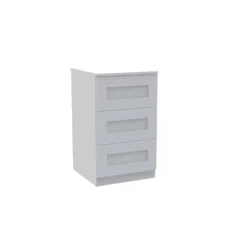 House Beautiful Realm Narrow Chest Of Drawers - White Shaker (W) 450mm X (H) 756mm